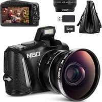 NBD Cámara compacta 4K de 48 MP con Enfoque automático con Lente Gran
