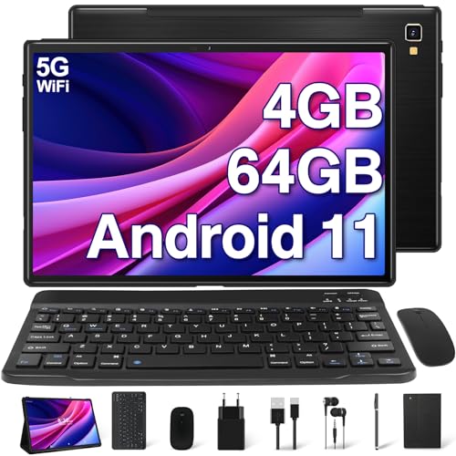 YESTEL Tablet 10 Pulgadas con 5G+2.4G WiFi Android 11 Tablet 4GB RAM 64 GB