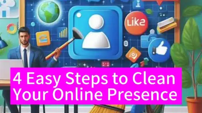 📷 4 Pasos sencillos para limpiar su presencia en línea 2025 1 4 Easy Steps to Clean Your Online Presence